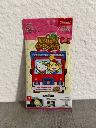 Cartas Amiibo Animal Crossing x Hello Kitty