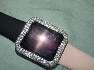Apple Watch Negro y Rosa con Accesorios