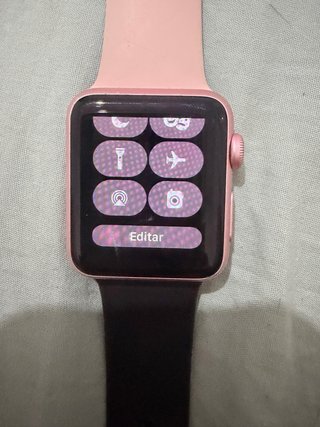 Apple Watch Negro y Rosa con Accesorios
