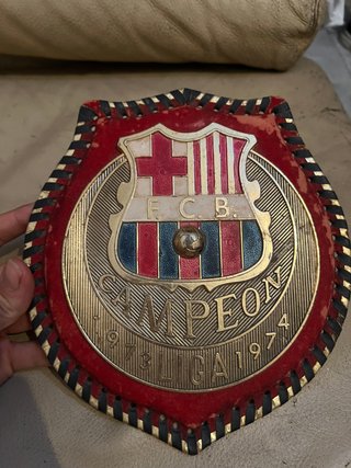 Escudo Conmemorativo FC Barcelona Liga 1973-1974