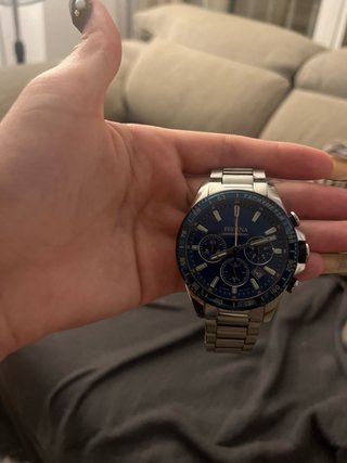 Reloj Festina Cronógrafo Plateado y Azul