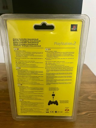 Mando PS2 DualShock 2 Negro Precintado
