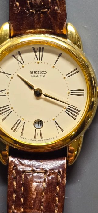 Reloj Seiko Quartz Vintage Caballero Chapado Oro