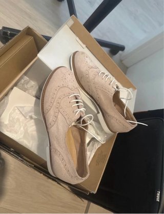 Zapatos Rosa Claro Brillante Talla 36