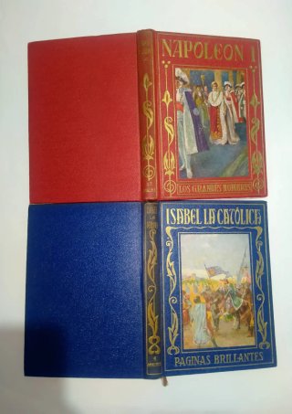Lote 6 Libros Antiguos Colección Araluce Biografía