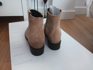 Botines Geox Beige nuevos , con Etiqueta