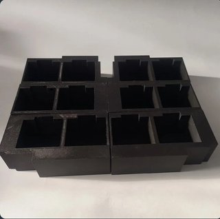 Inserto para 8 baterías Makita 18V