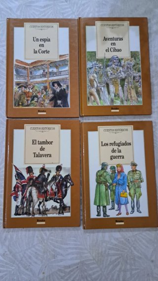 Lote 4 Libros Cuentos Históricos Bruño