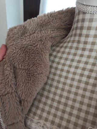 Abrigo Reversible Beige Talla 44