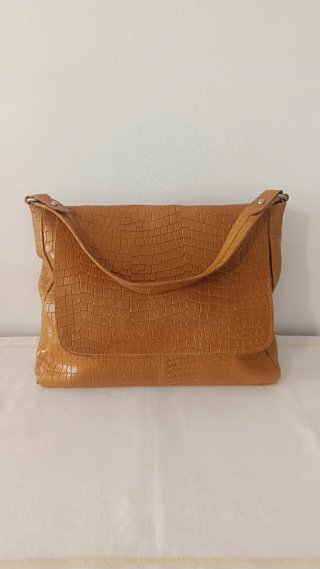 Bolso artesanal piel