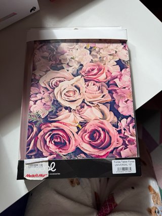 Funda para iPad con estampado floral