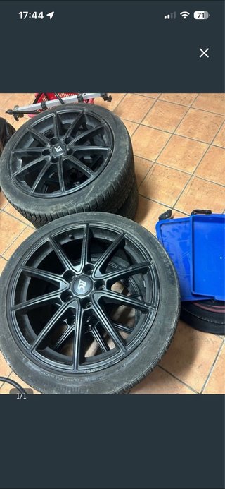 Llantas RC18 Negras