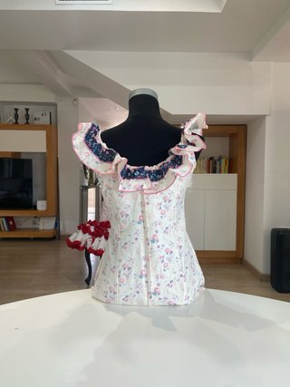 457 Vestido Flamenca Talla XS niña