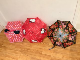 Lote de 3 Paraguas para Niña