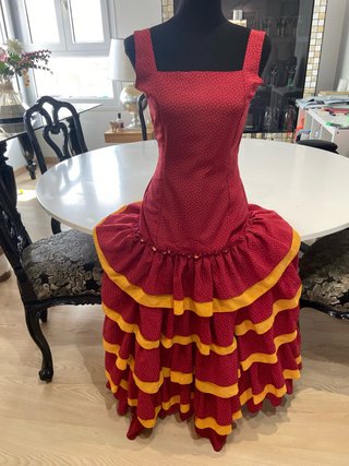 455 traje de flamenca talla 34/36