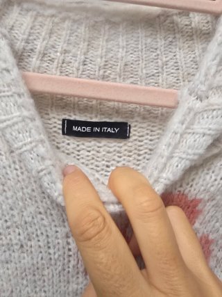 Jersey flores margaritas beige