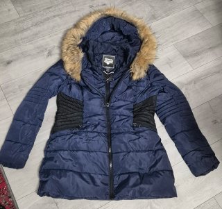Cazadora Stone Goose Azul con Capucha