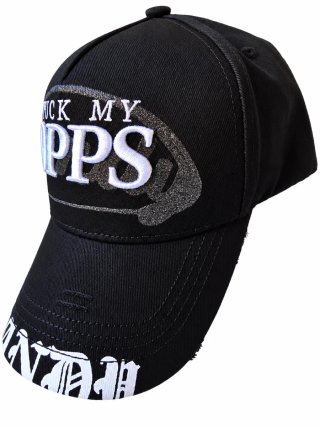 Gorra negra con bordado Fuck My Opps