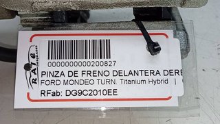 PINZA DE FRENO DELANTERA DERECHA FORD MONDEO TURN. Titanium Hybrid