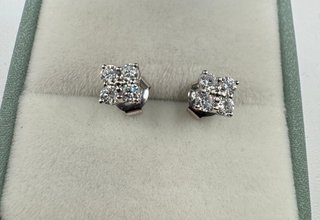 Pendientes de Oro 18kt con Diamantes