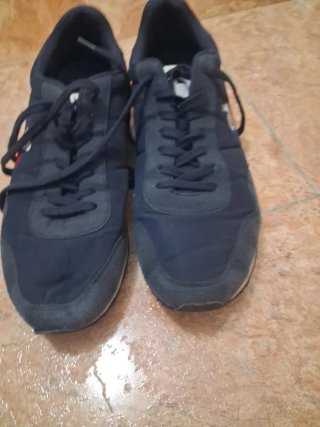 Zapatillas Le Coq Sportif azules y grises
