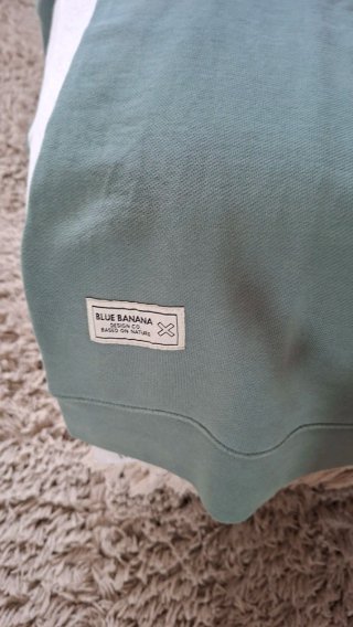 Sudadera Blue Banana XL Verde y Amarillo