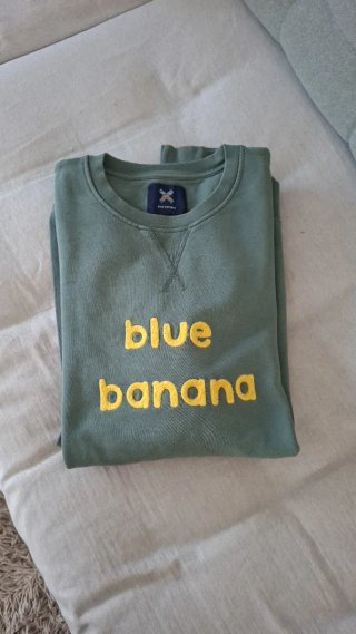 Sudadera Blue Banana XL Verde y Amarillo