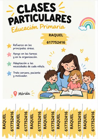 Clases particulares Educación Primaria en Mérida