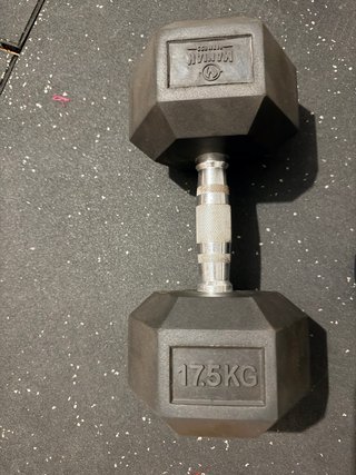 Mancuerna Hexagonal Maniak 17.5kg