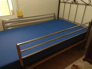 Barandas ortopédicas cama hierro y acero