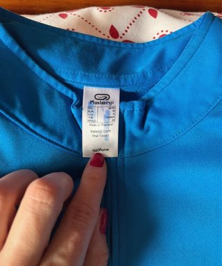 Sudadera deportiva Kalenji azul