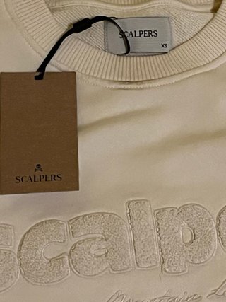 Sudadera Scalpers Beige Talla XS