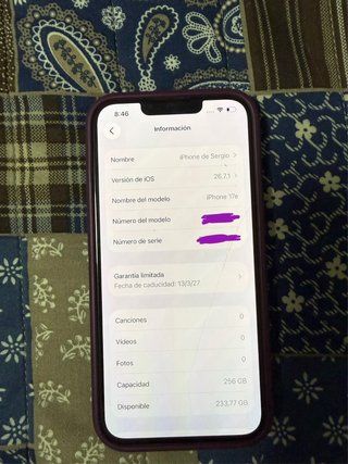 iPhone 17e 256GB Negro