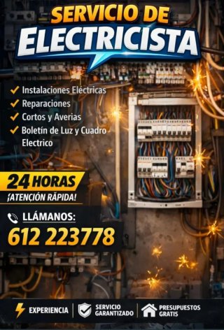 ELECTRICISTA, BOLETINES, ALTA DE LUZ