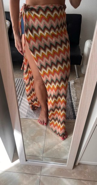 Falda/Vestido Playa Zigzag de Turquía