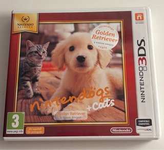 Nintendogs + Cats 3DS Golden Retriever