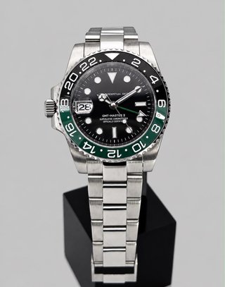 Reloj GMT Sprite Automático NH34 40mm Verde Negro