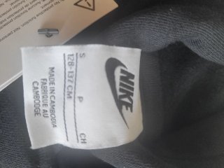 Sudadera Nike Negra Niño Talla S