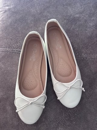 Bailarinas Bubble Kids blancas talla 34