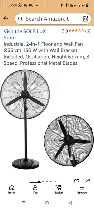 Ventilatore Industriale 2-in-1 66cm