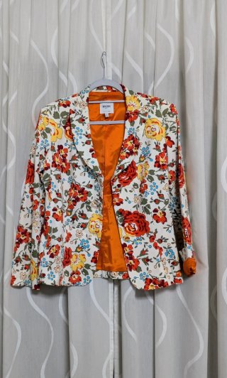 Americana Moschino Jeans Talla M-Flores
