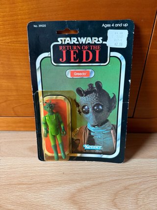 Figura Star Wars Vintage Kenner Greedo SPAIN