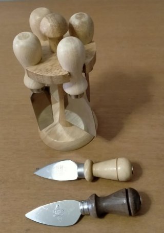 Set 6 Coltellini x Formaggio Legno Acciaio