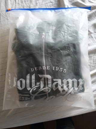 Sudadera Voll-Damm x Gods Brand Verde Talla L/XL