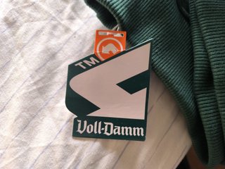 Sudadera Voll-Damm x Gods Brand Verde Talla L/XL