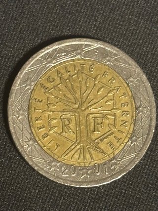 Moneda Francesa Árbol de la Vida