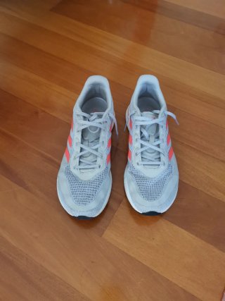 Zapatillas Adidas Supernova Gris Naranja