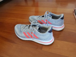 Zapatillas Adidas Supernova Gris Naranja