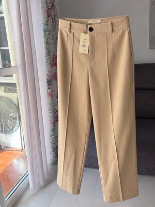 Pantalón beige IVIVI talla L/40/12 nuevo