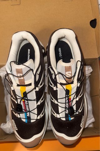 Zapatillas Salomon XT 6 Marrón Blanco